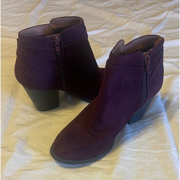 Burgundy Bootie - Picture 2 of 3